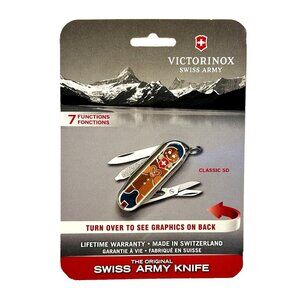 Victorinox Swiss Army Classic Gingerbread Love Christmas 2019 Multitool Knife